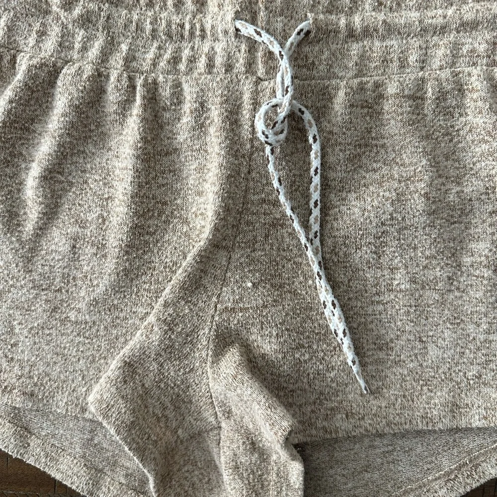Ardene Beige Knit Lounge Shorts - Picture 2 of 4